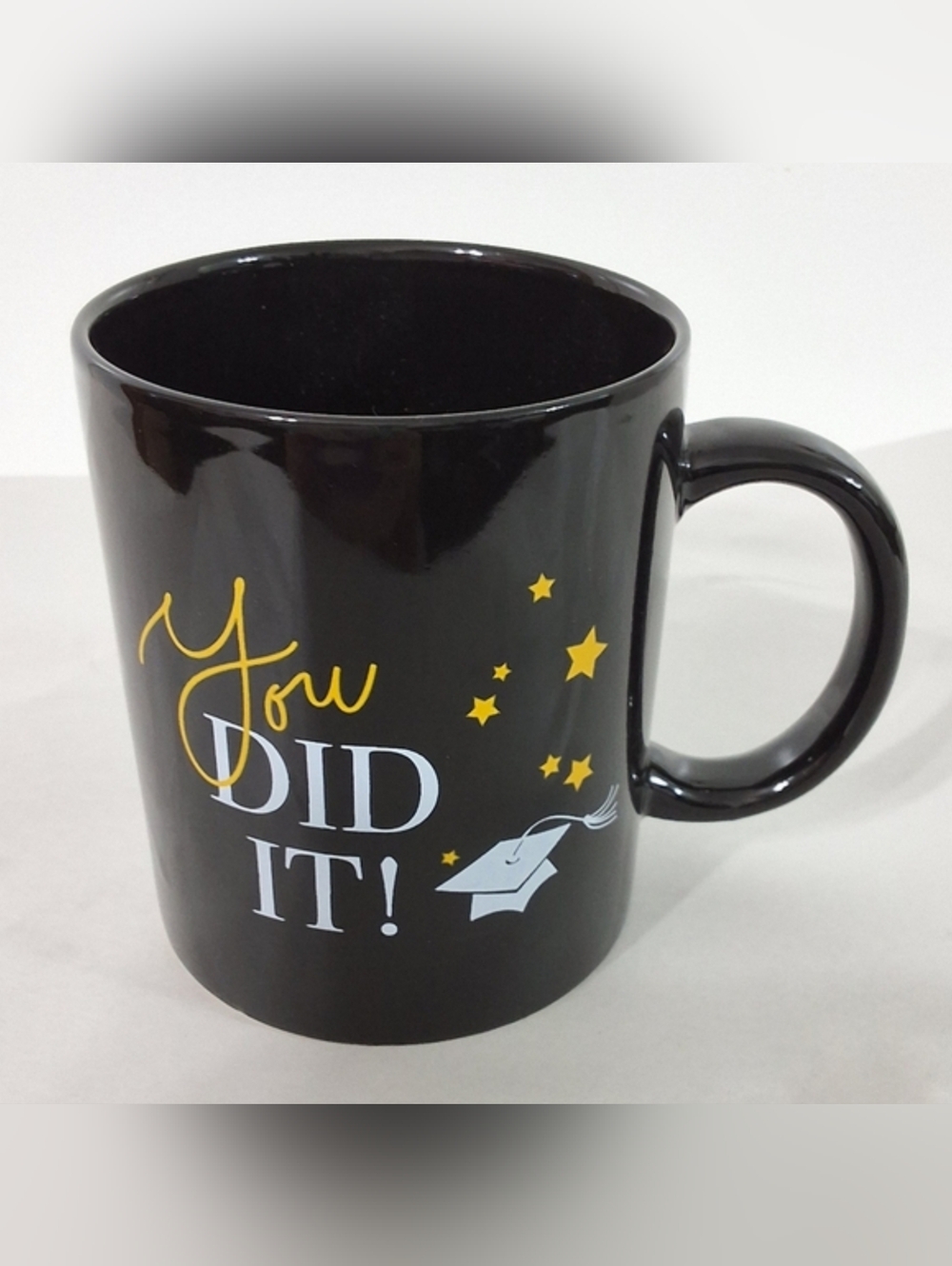 You Did It! Black Graduation Mug , New